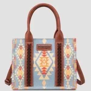 Wrangler crossbody mini tote in blue
